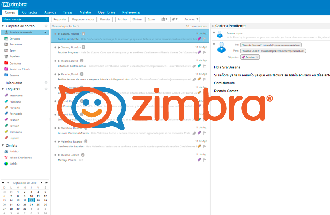 ¿Qué es Zimbra?